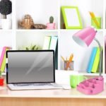 Limelights LD1002-PNK Organizer Desk Lamp